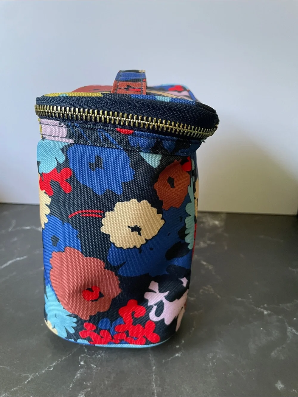 Kate Spade “Swing Flora” Insulated Soft Cooler Lunch Tote with Double Zipper